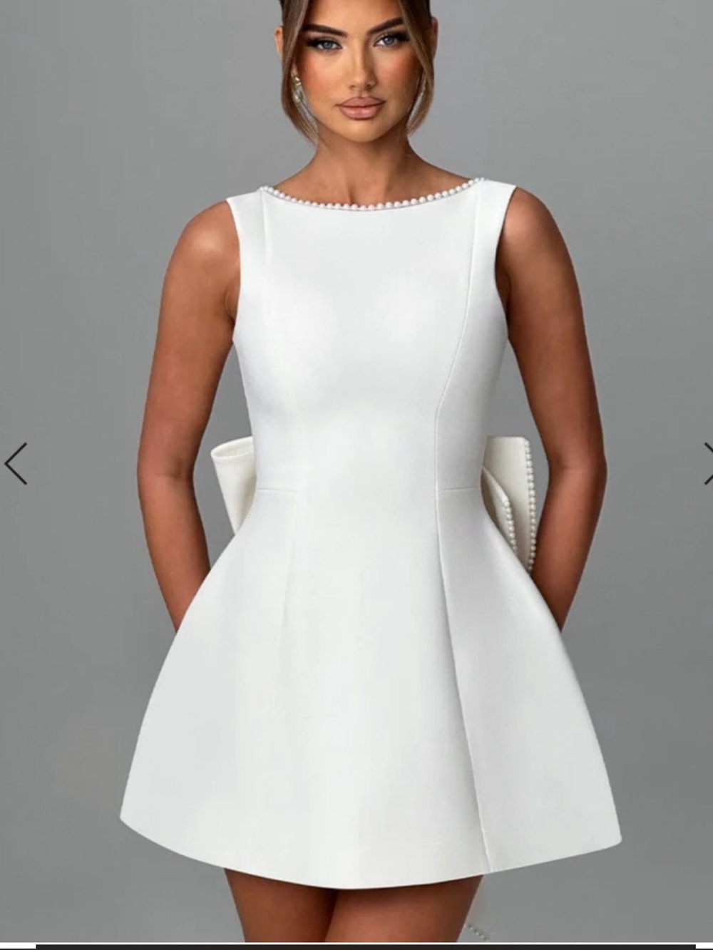 Babyboo Carrie Mini Dress with Detachable Bow